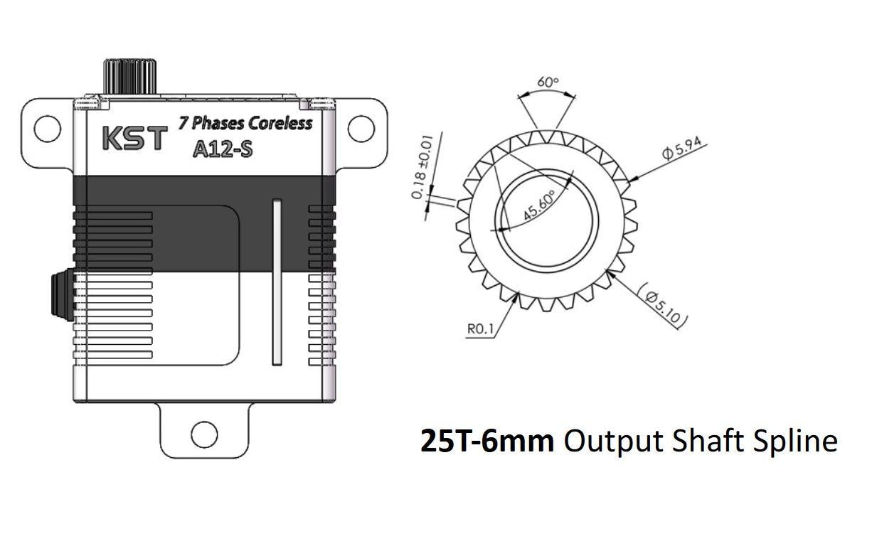 KST Flächenservo A12-S 13.7 kg Digital HV