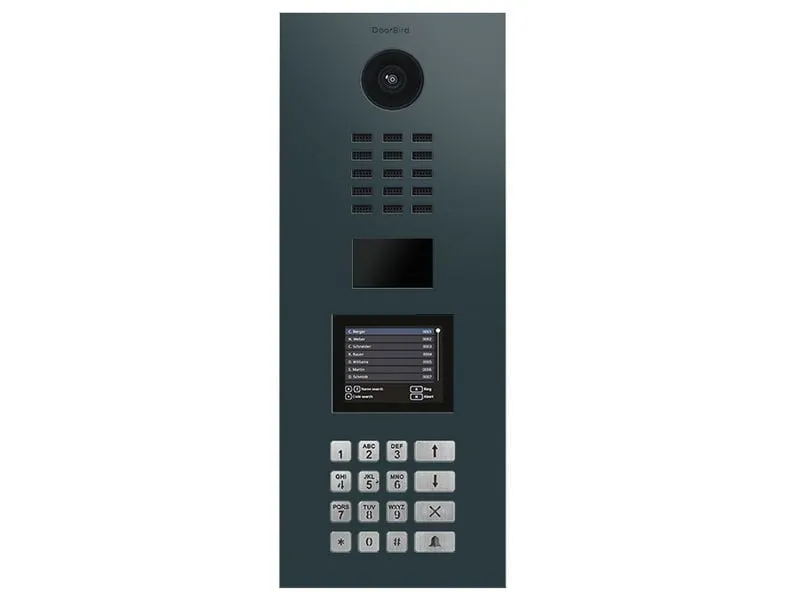 Doorbird D22DKV IP Video Türsprechanlage RAL 7016