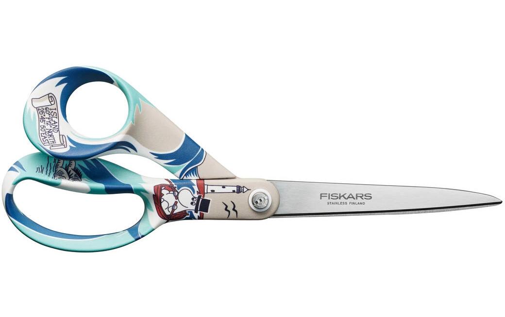 Fiskars Kinderschere Moominpappa 21 cm, Türkis