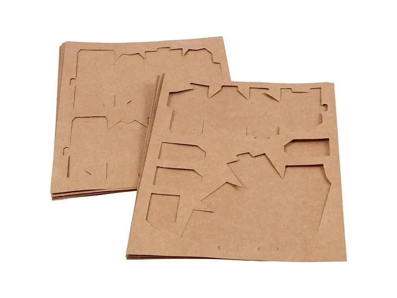 Creativ Company Adventskalender aus Karton, 24-teilig