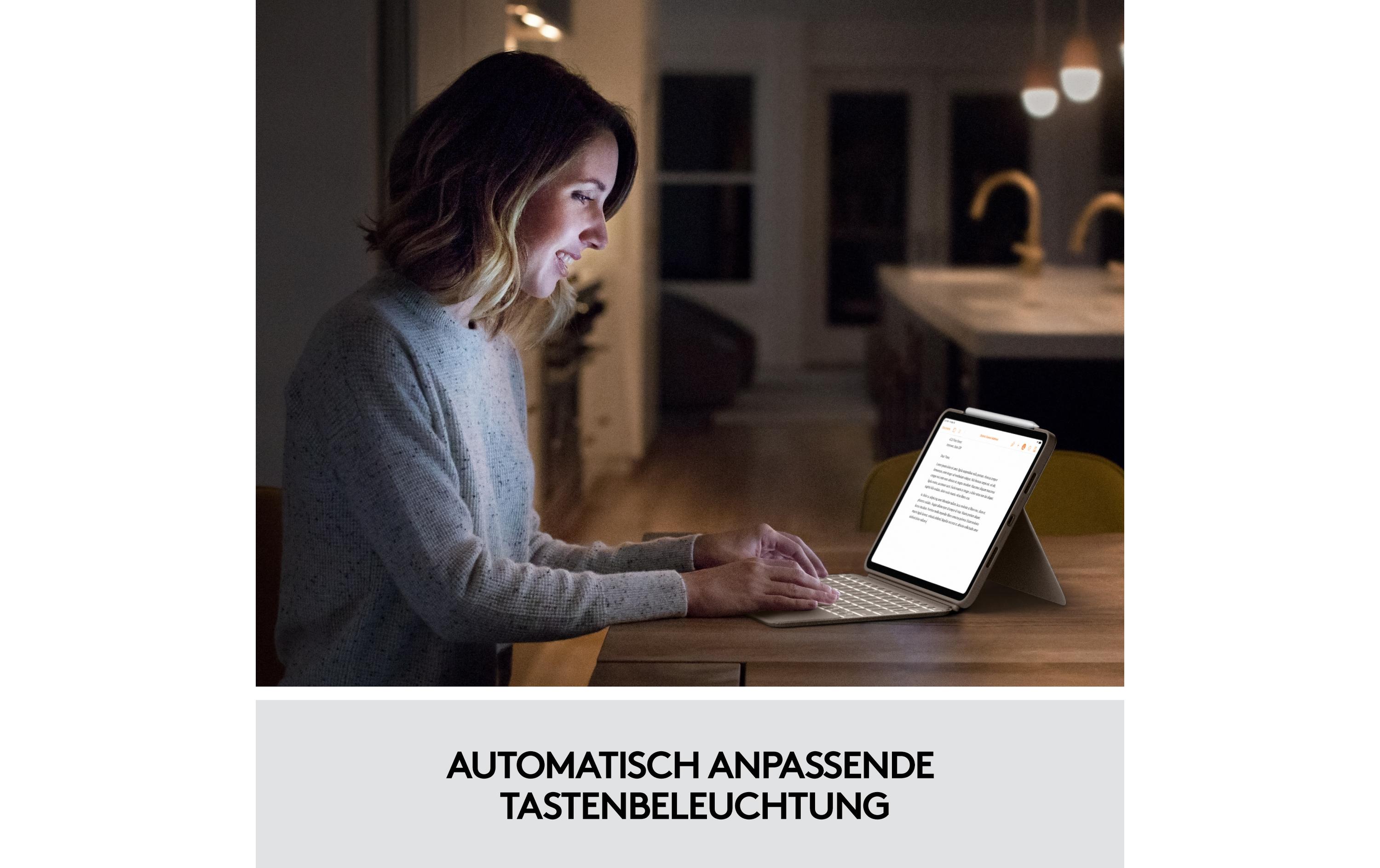 Logitech Tablet Tastatur Cover Combo Touch iPad Pro 11 1.-4. Gen