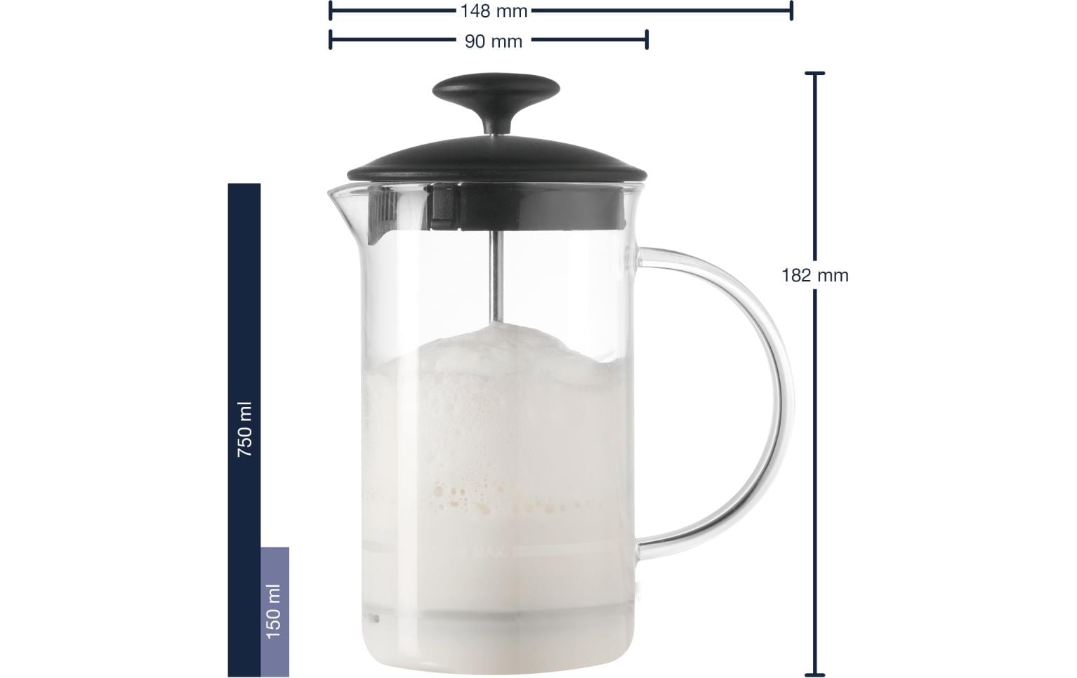 Leonardo Milchschäumer Caffe Transparent