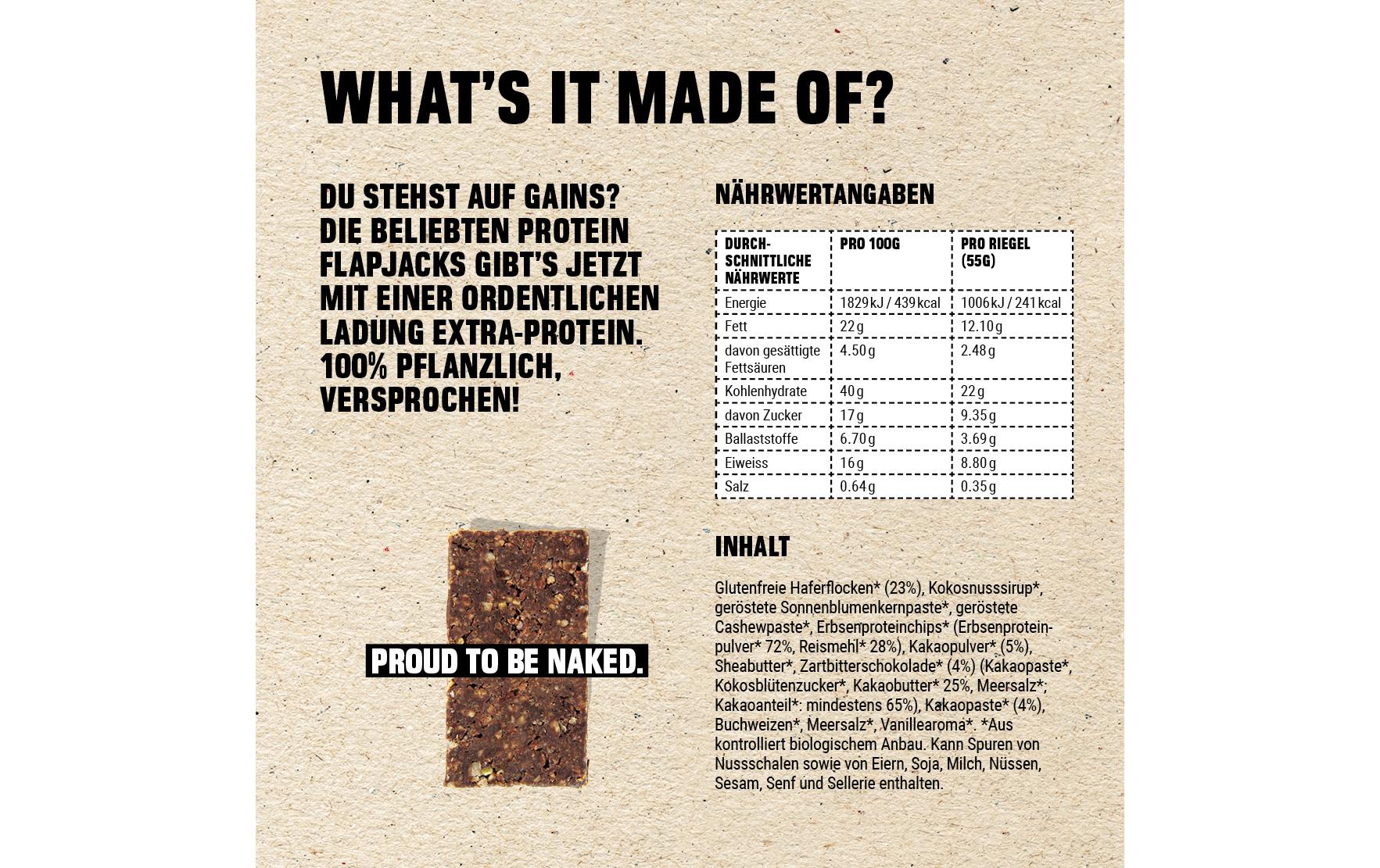 PEAK PUNK Bio Protein Bar Dark Chocolate 12 x 55 g