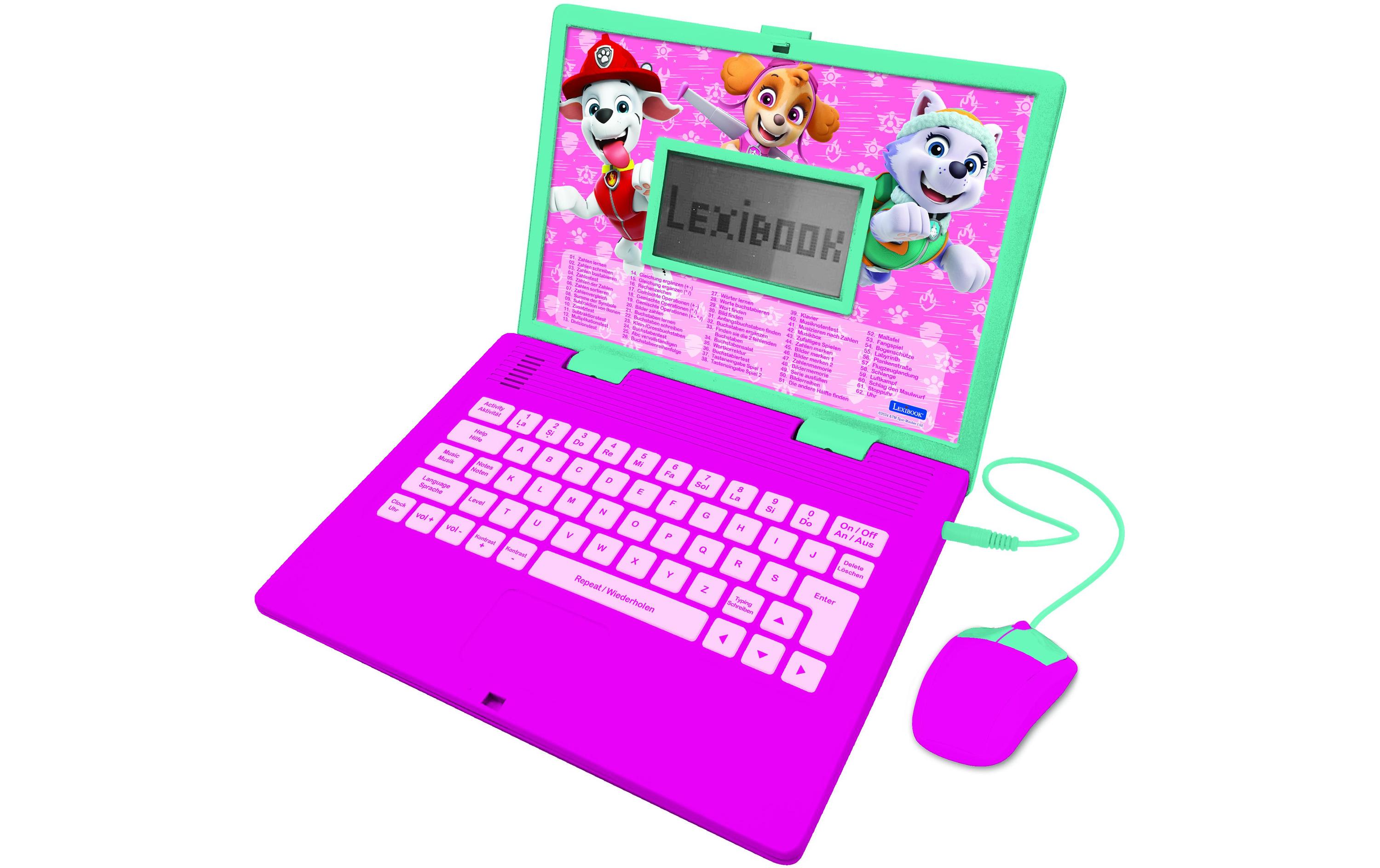 Lexibook Lern-Laptop Paw Patrol Rosa DE/ EN Lexibook Lern-Laptop Paw Patrol Rosa DE/ EN