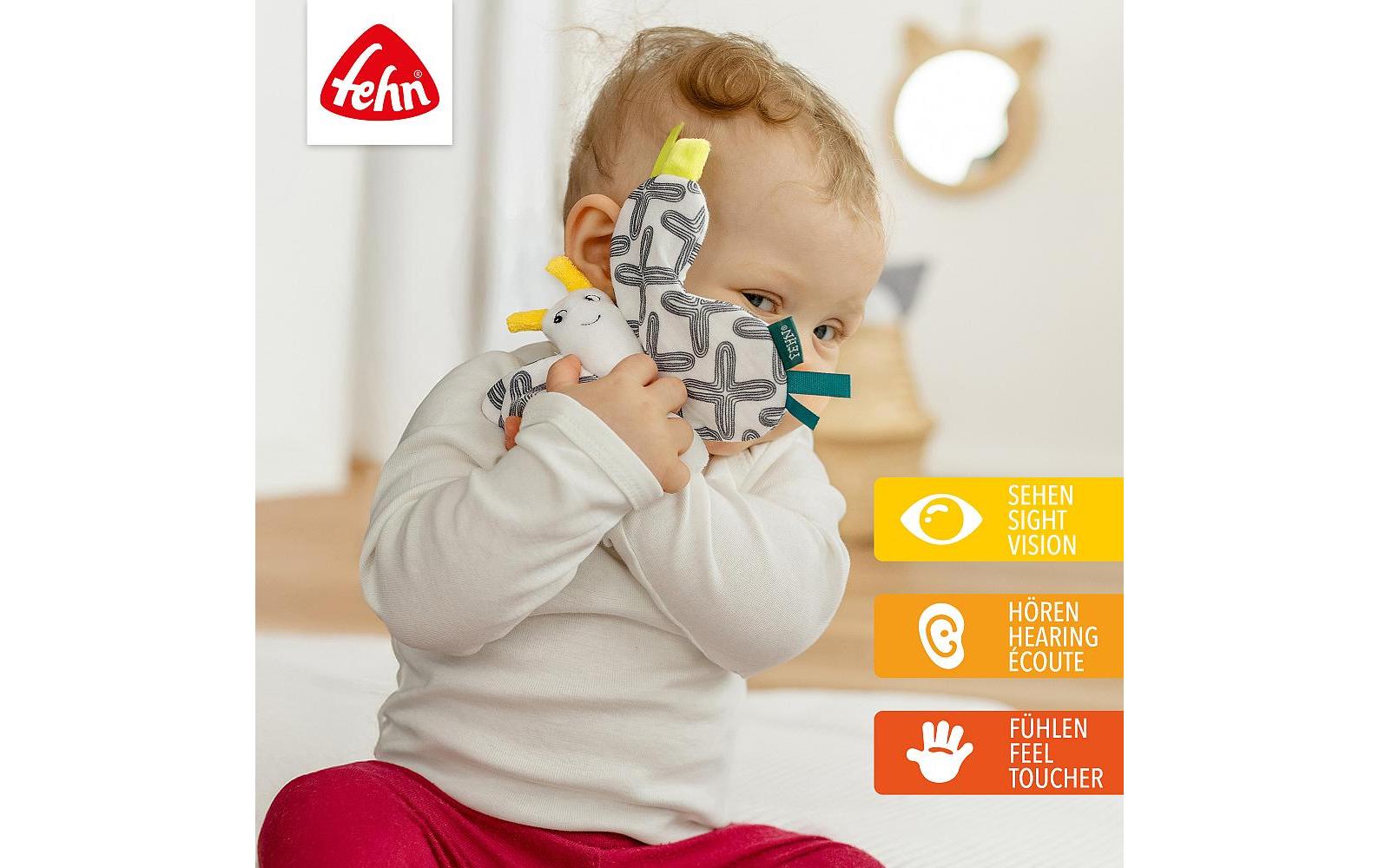 fehn Greifling Knister-Schmetterling Mehrfarbig