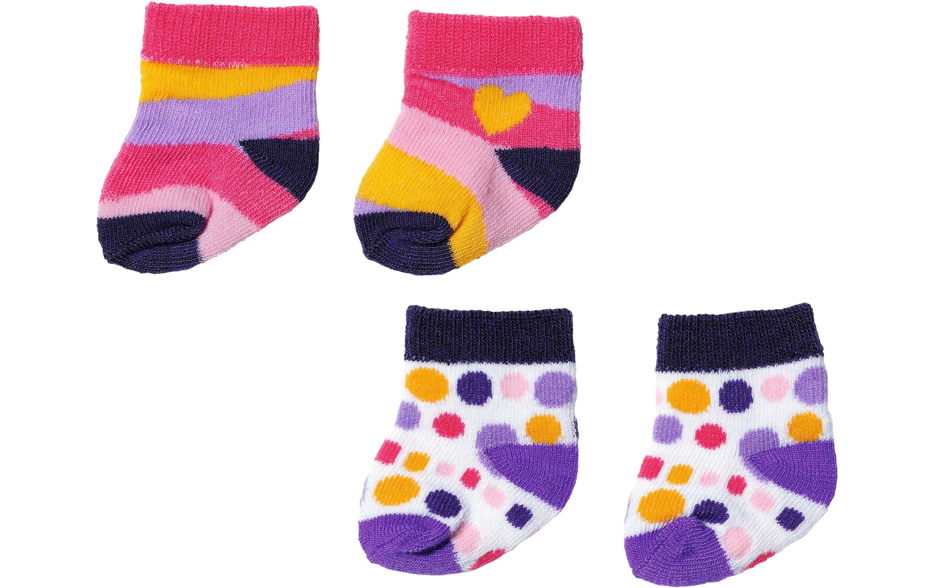 Baby Born Puppenkleidung Socken 2 Stück assortiert Baby Born Puppenkleidung Socken 2 Stück assortiert