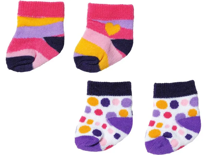 Baby Born Puppenkleidung Socken 2 Stück assortiert Baby Born Puppenkleidung Socken 2 Stück assortiert
