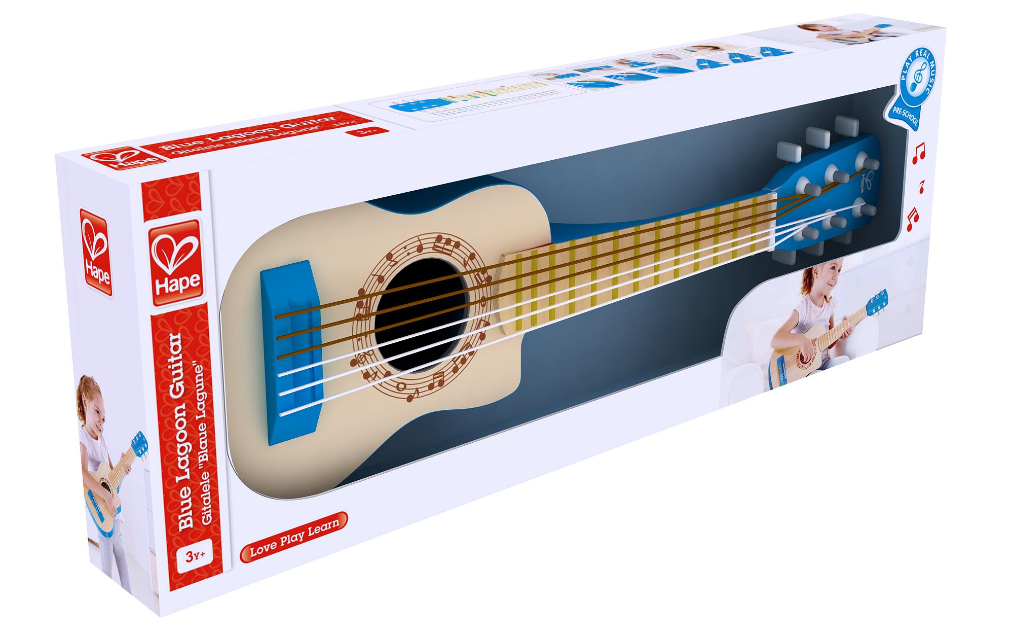 Hape Musikinstrument Gitalele Blaue Lagune