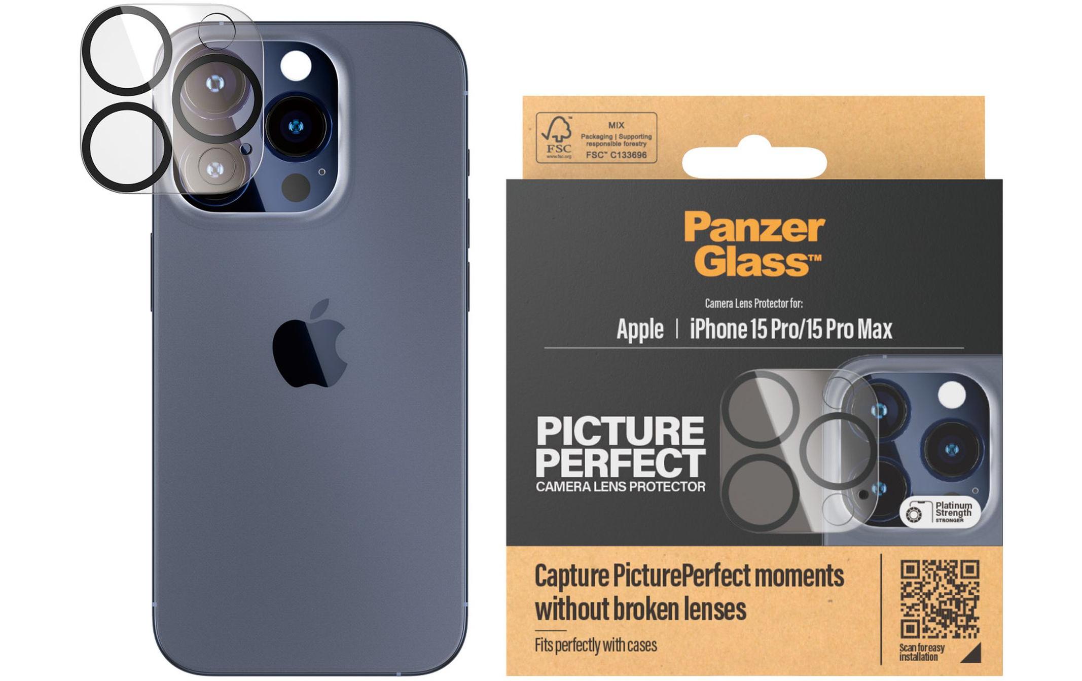 Panzerglass Camera Protector Apple iPhone 15 Pro / 15 Pro Max Panzerglass Camera Protector Apple iPhone 15 Pro / 15 Pro Max