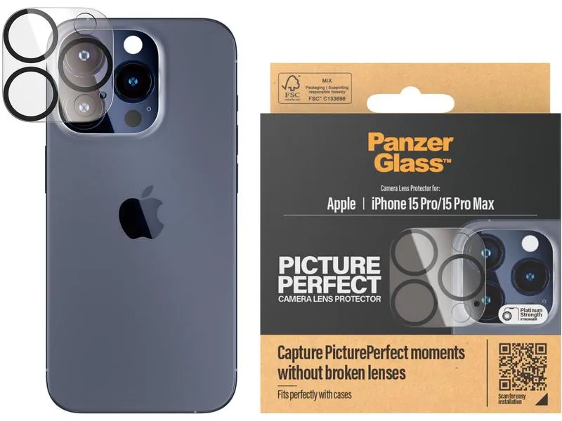 Panzerglass Camera Protector Apple iPhone 15 Pro / 15 Pro Max Panzerglass Camera Protector Apple iPhone 15 Pro / 15 Pro Max