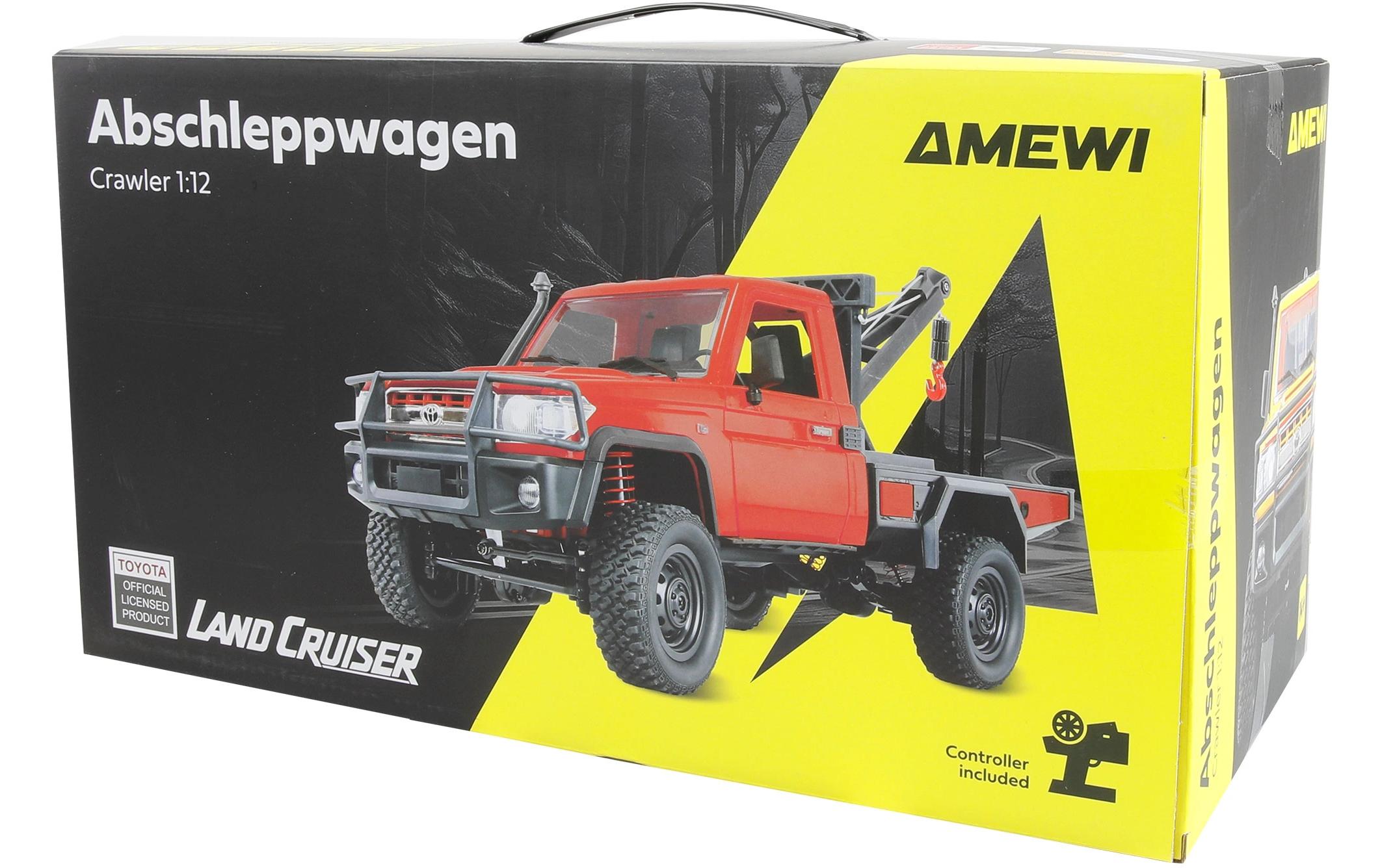 Amewi Toyota Land Cruiser Abschleppwagen 1:12 RTR Rot