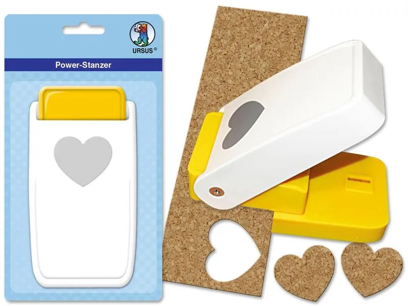 URSUS Motivstanzer Power Herz, 3.81 cm URSUS Motivstanzer Power Herz, 3.81 cm