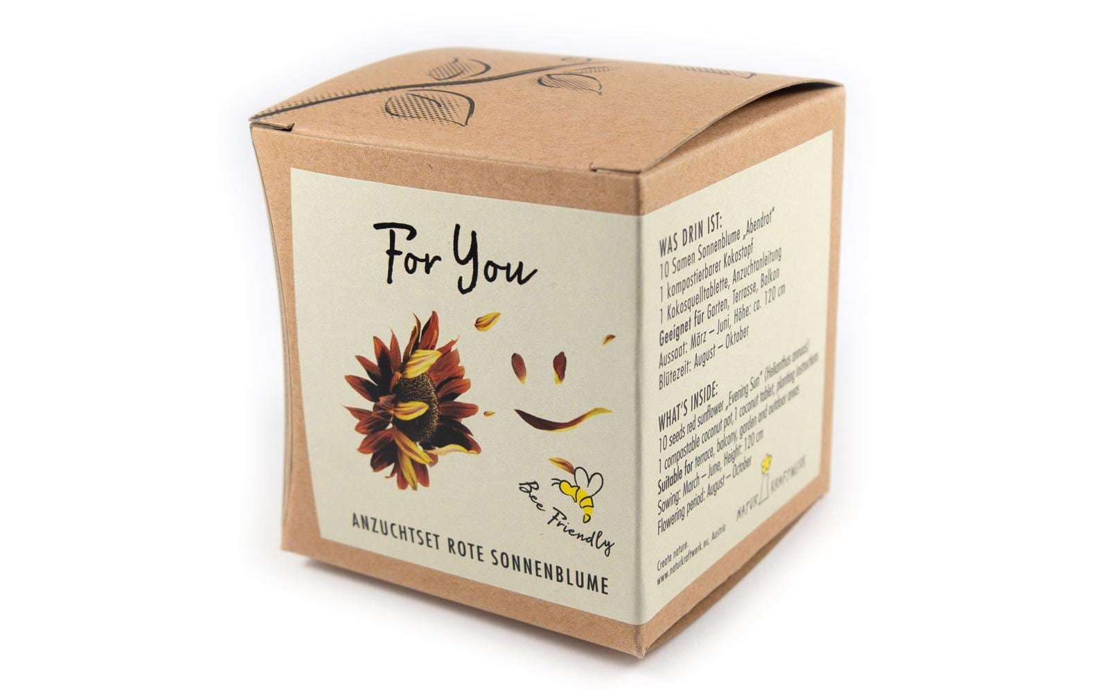 Naturkraftwerk Anzuchtset For You mit Sonnenblume Abendrot