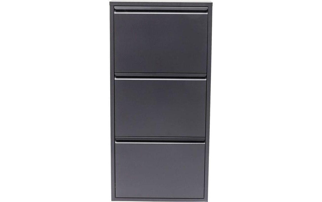 Kare Schuhschrank Caruso 100 x 50 cm, Anthrazit
