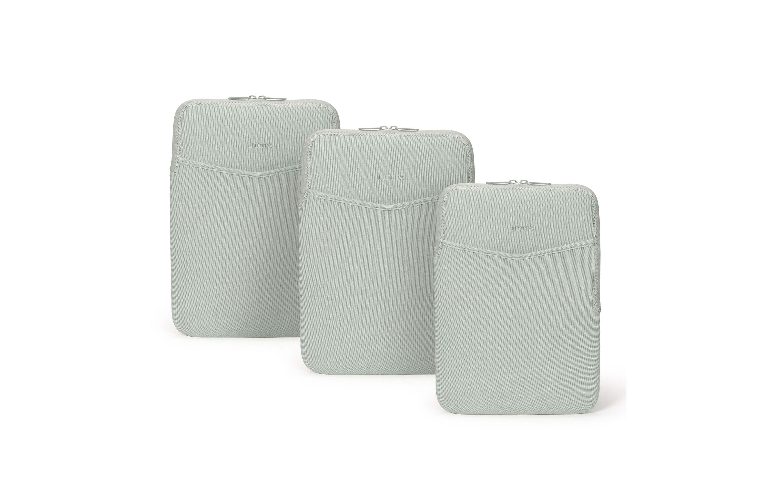 DICOTA Notebook-Sleeve Eco Slim M 13.5 Silber