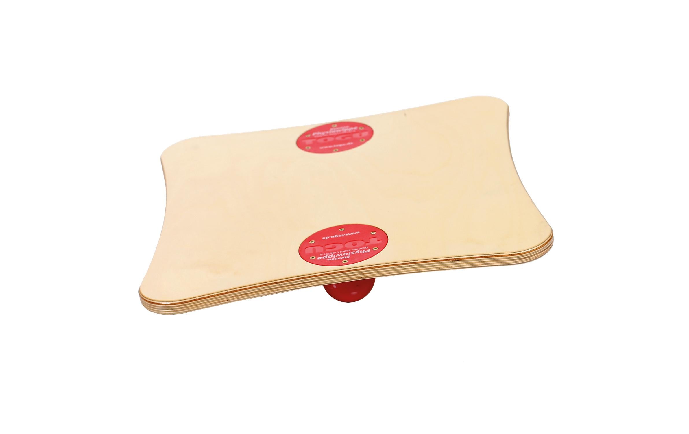 TOGU Balance Board Physiowippe Holz, Rot TOGU Balance Board Physiowippe Holz, Rot