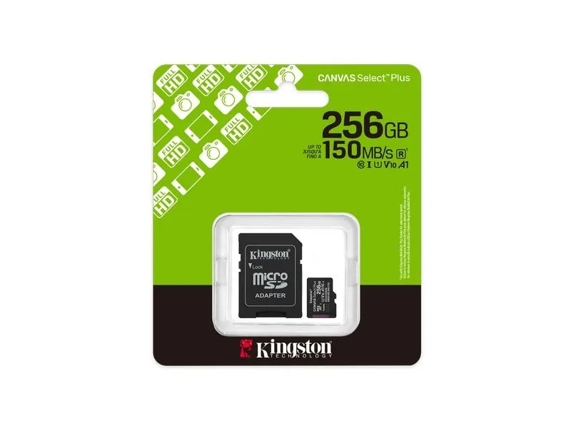 Kingston microSDXC-Karte Canvas Select Plus Gen3 256 GB