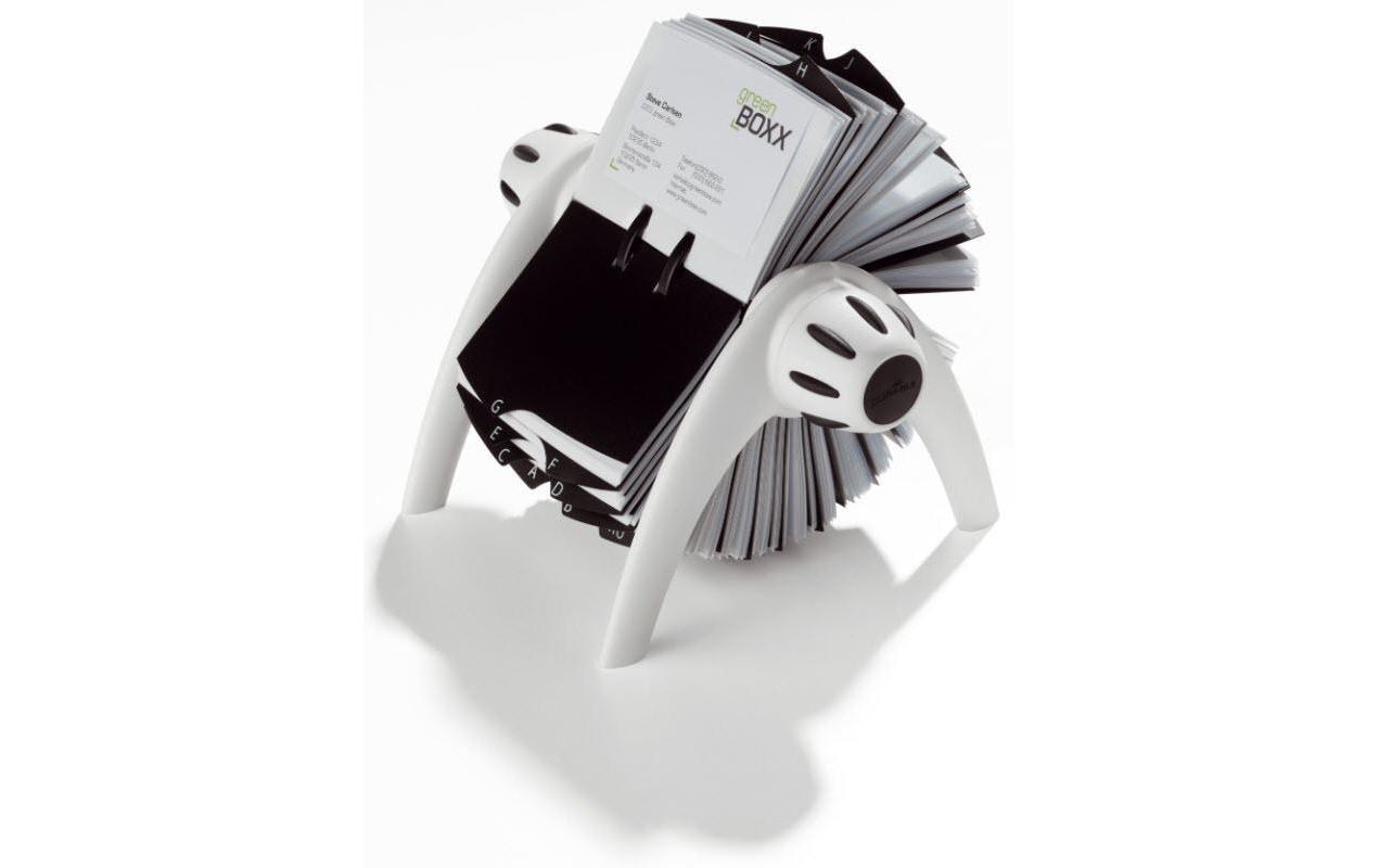 DURABLE Visitenkartenhalter Visifix Flip Weiss DURABLE Visitenkartenhalter Visifix Flip Weiss
