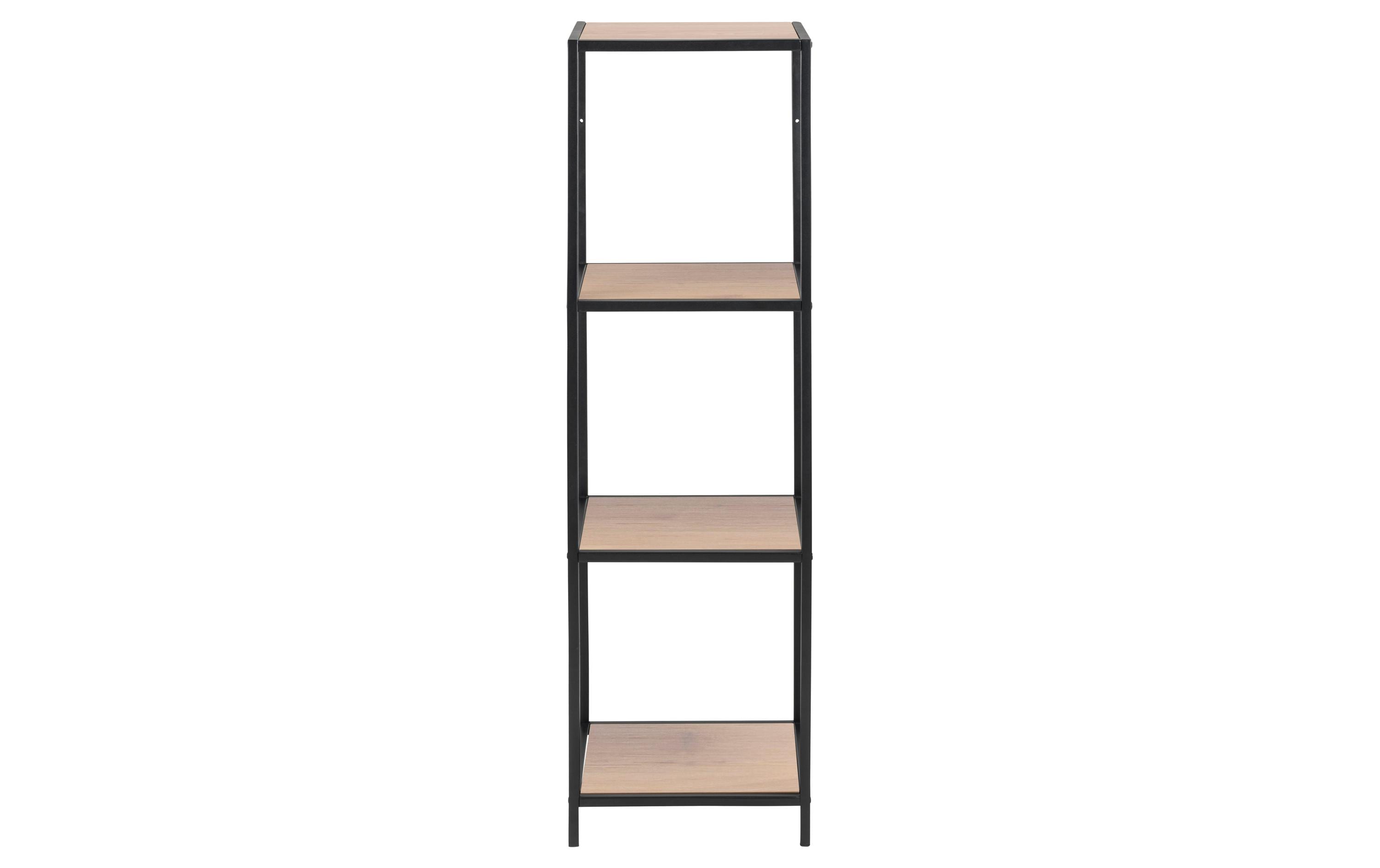 AC Design Regal Seaford 35 x 37 x 119,5 cm, Nature/Schwarz