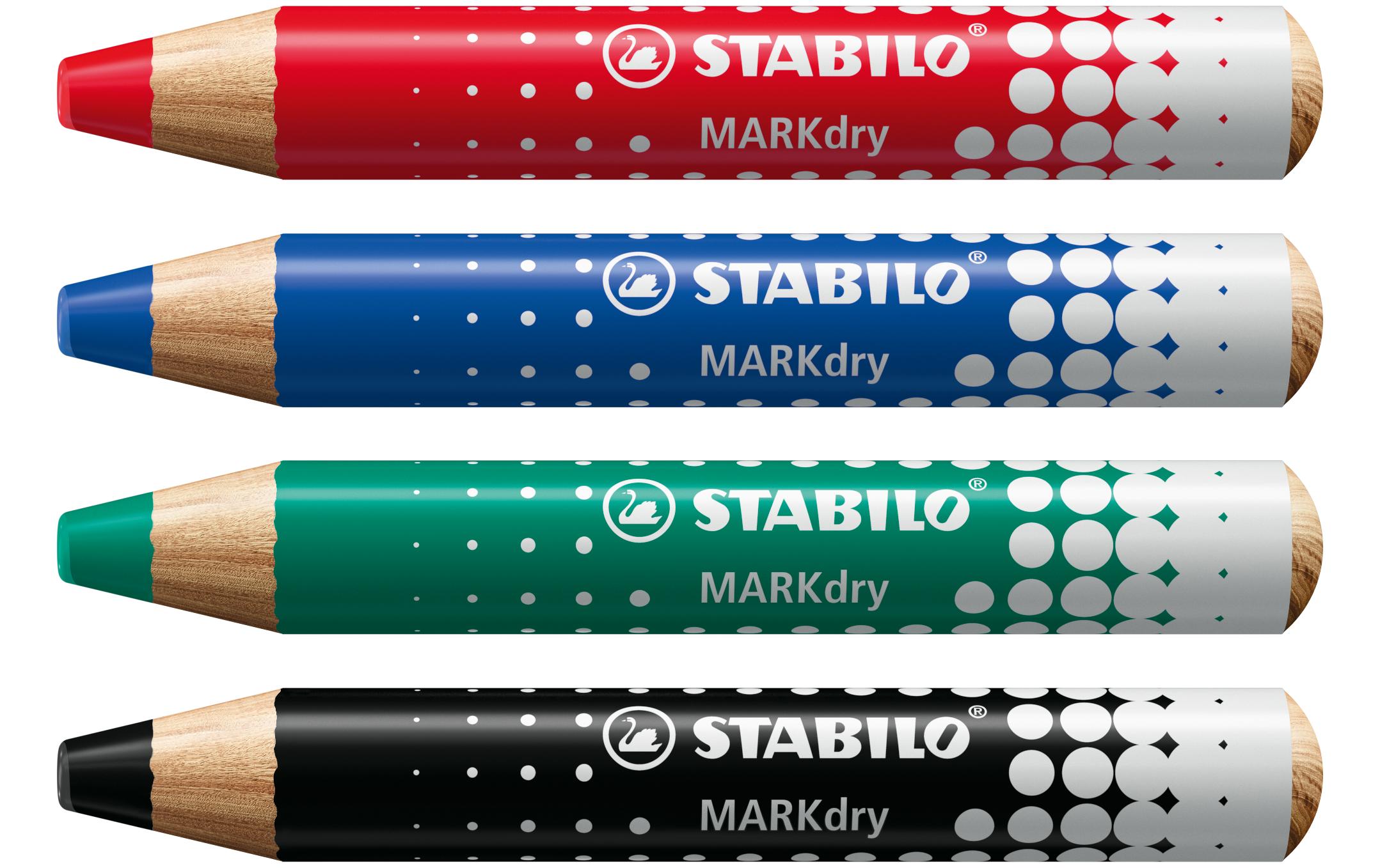 STABILO Whiteboard-Marker MARKdry 4er Etui