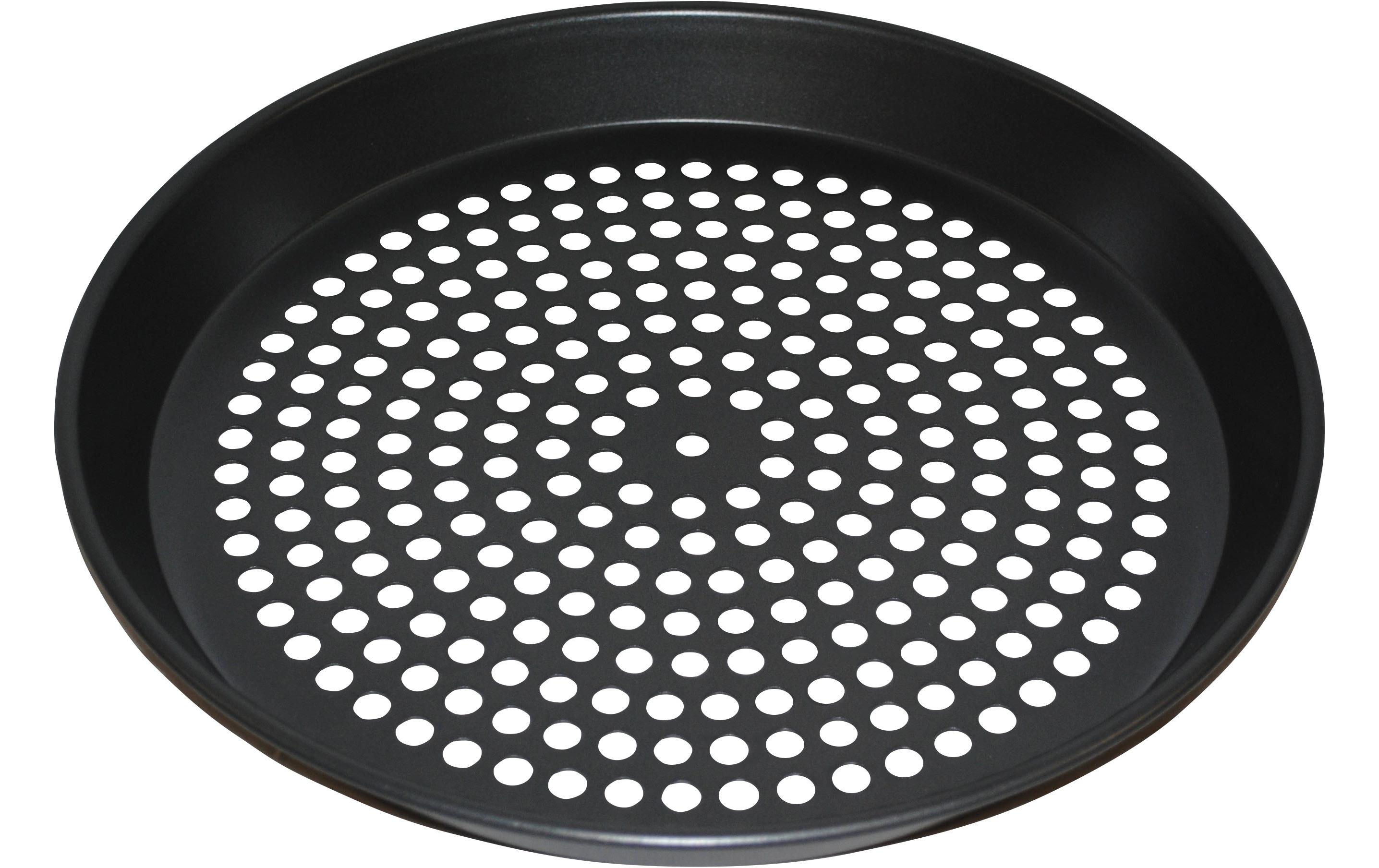 Stronghold Pizzablech gelocht 30 cm Schwarz