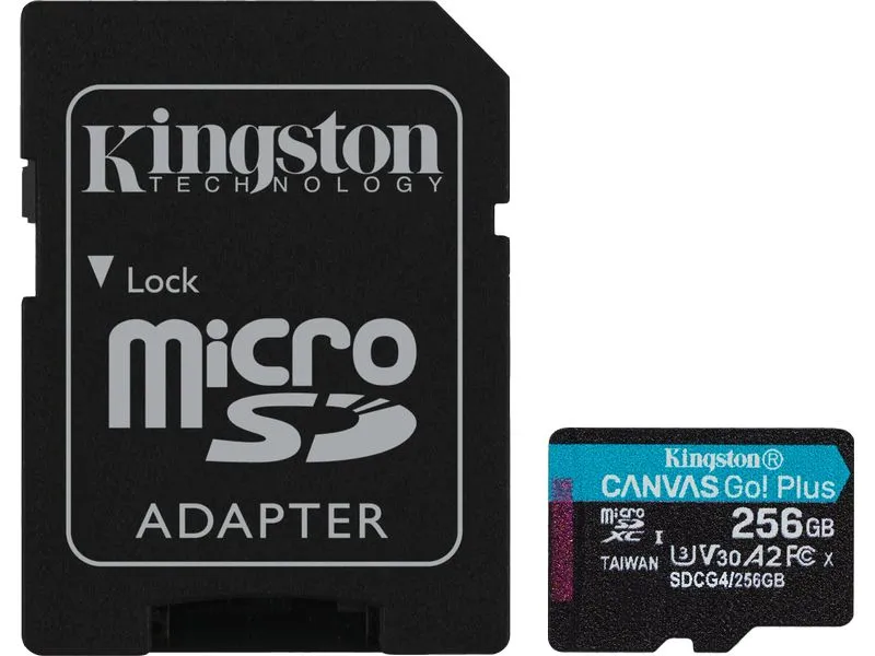Kingston microSDXC-Karte Canvas Go! Plus 256 GB