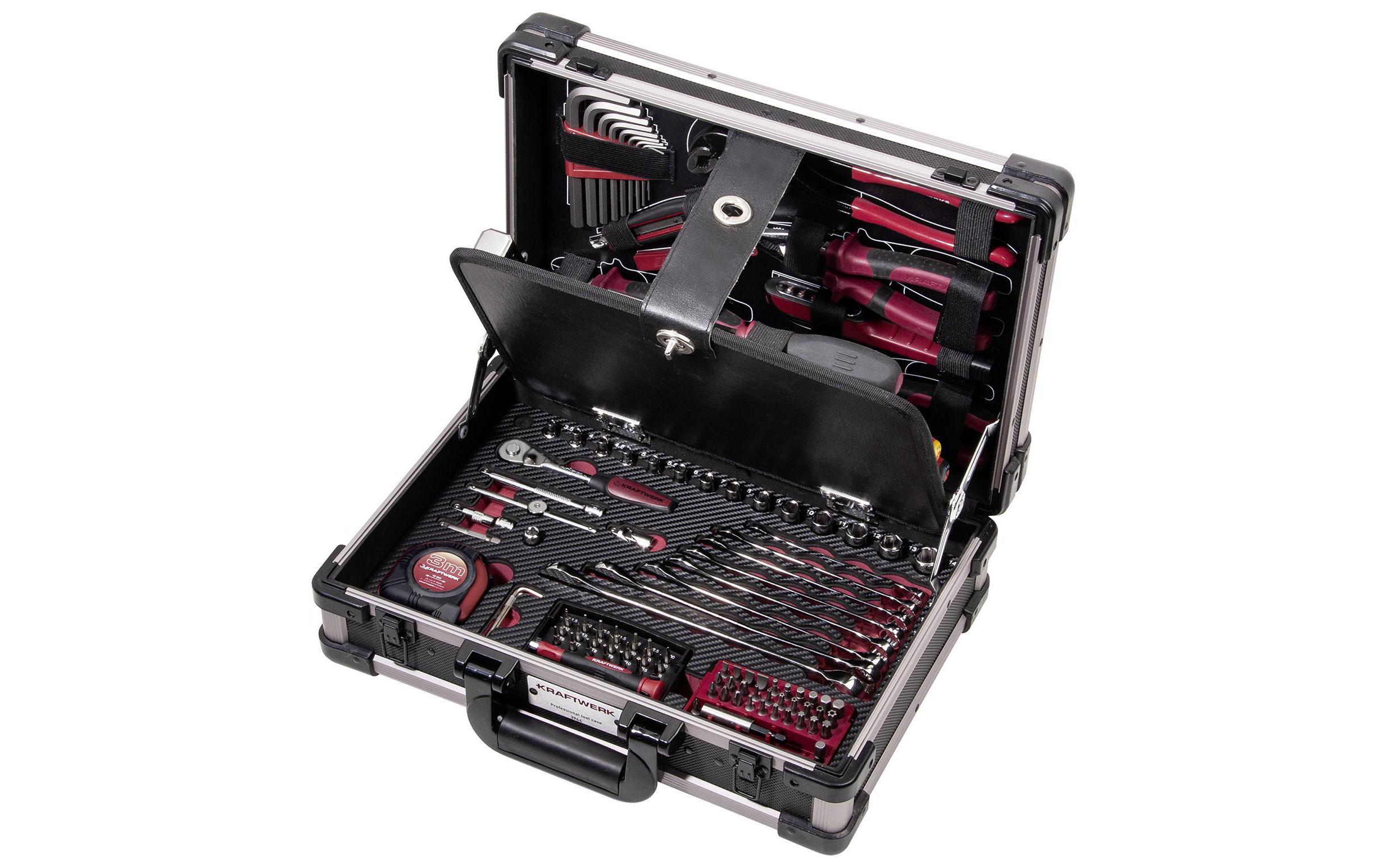 Kraftwerk Werkzeugkoffer Profi-Alu KW PB 123-teilig Kraftwerk Werkzeugkoffer Profi-Alu KW PB 123-teilig