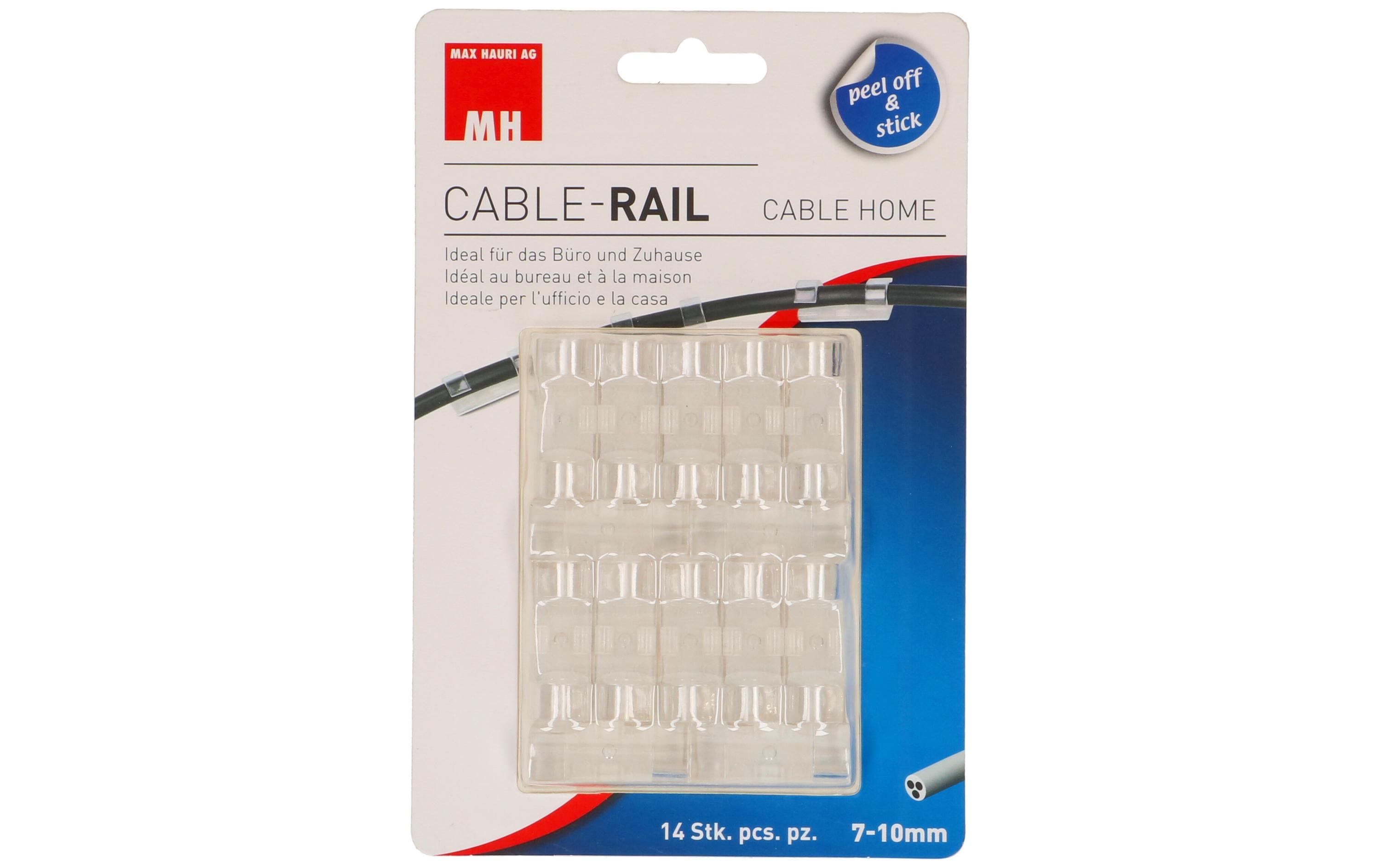 Max Hauri Kabelclips-Set 14 Stück