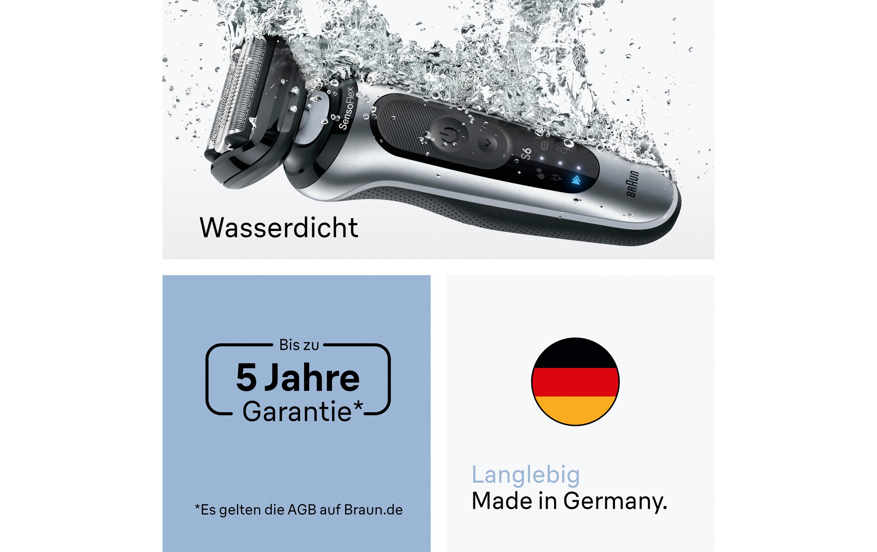 Braun Herrenrasierer Series 6 62-S7650cc