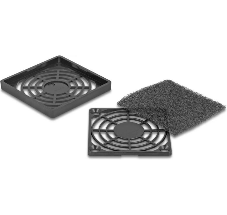 Delock Lüftergitter mit Staubfilter 60 x 60 mm