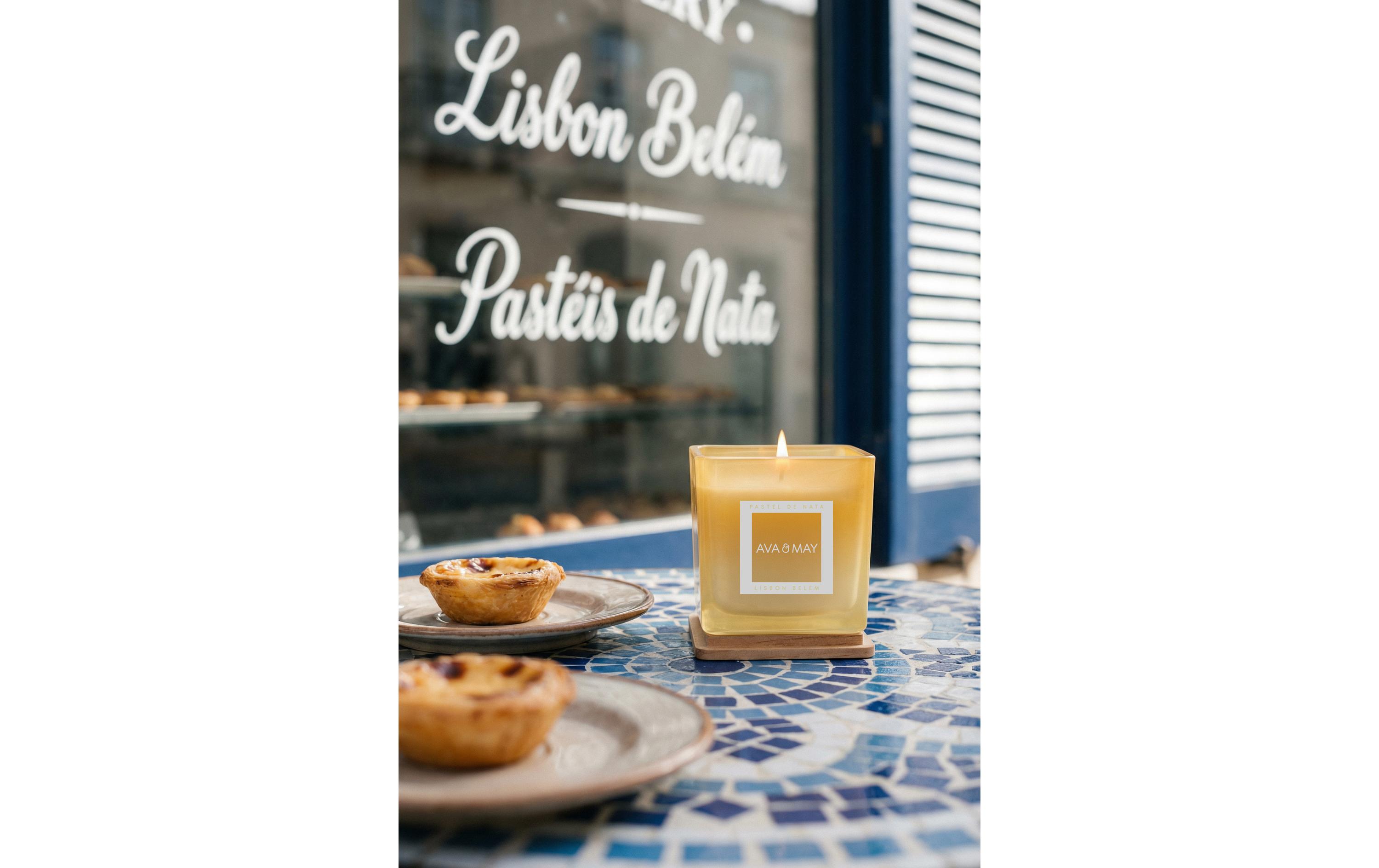 AVA & MAY Duftkerze Pastel de Nata 200g
