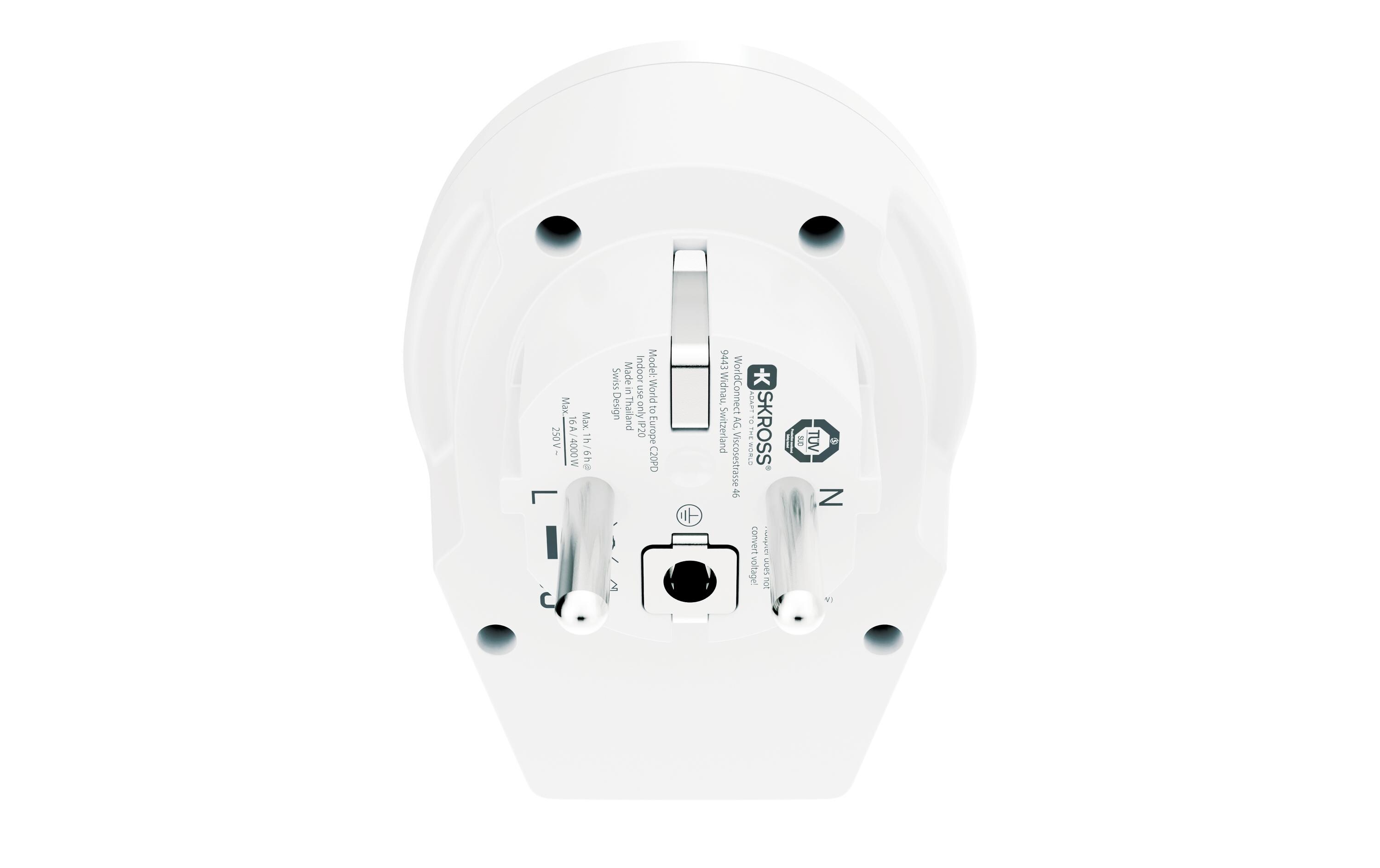 SKROSS Reiseadapter Country World / Europe, USB