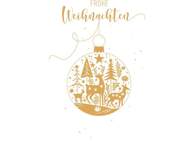 ABC Weihnachtskarten-Set A6, 6 Stück ABC Weihnachtskarten-Set A6, 6 Stück
