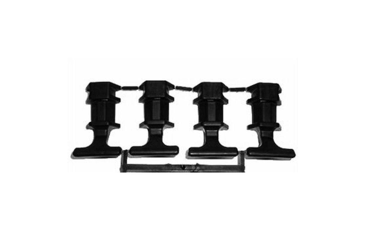 STOECKLER Klammer 4 Stück, schwarz