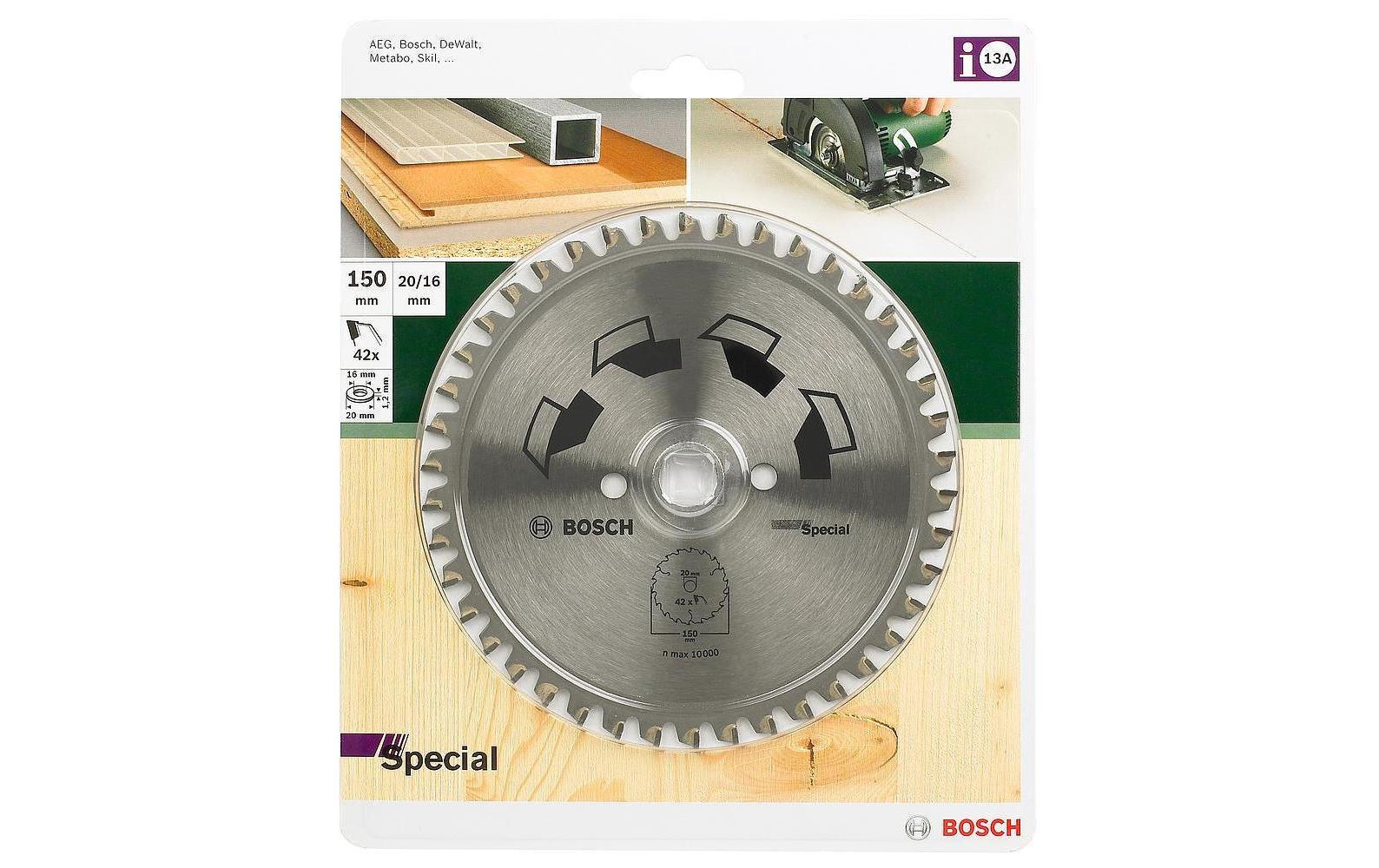 Bosch Kreissägeblatt Special 150 mm