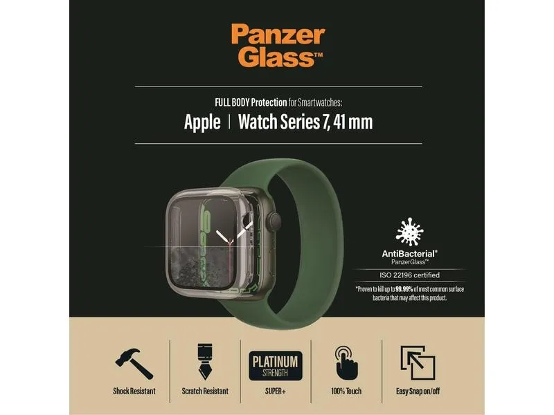 Panzerglass Displayschutz Full Body Apple Watch 7/8 (41 mm) Panzerglass Displayschutz Full Body Apple Watch 7/8 (41 mm)