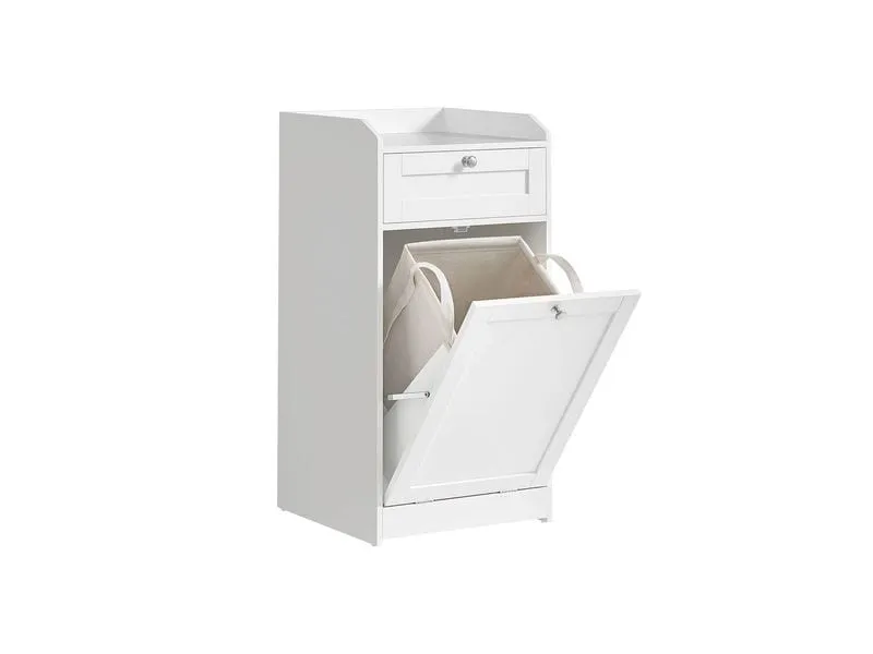 VASAGLE Badezimmerregal 40 x 80.2 cm, Weiss VASAGLE Badezimmerregal 40 x 80.2 cm, Weiss