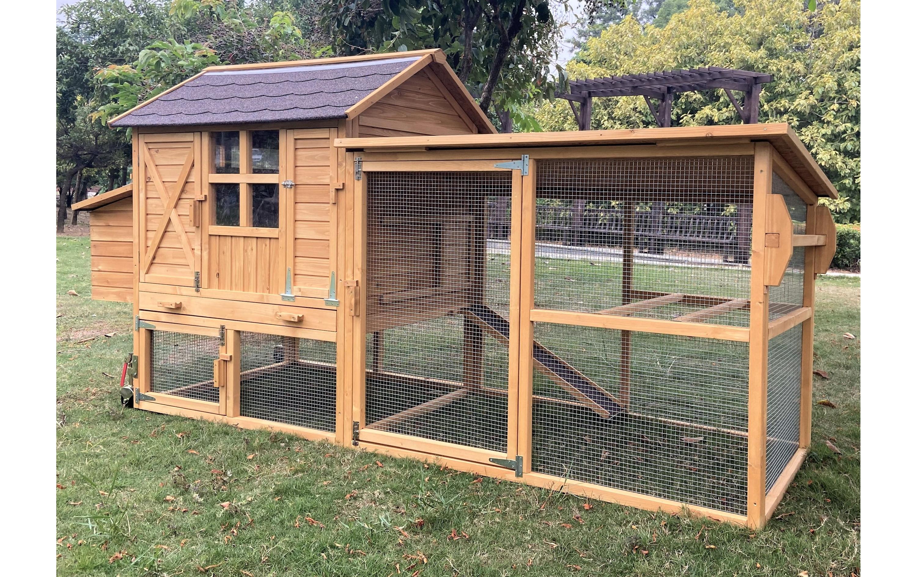 PetHomes Kleintierstall Montreux 2022, aus Massivholz