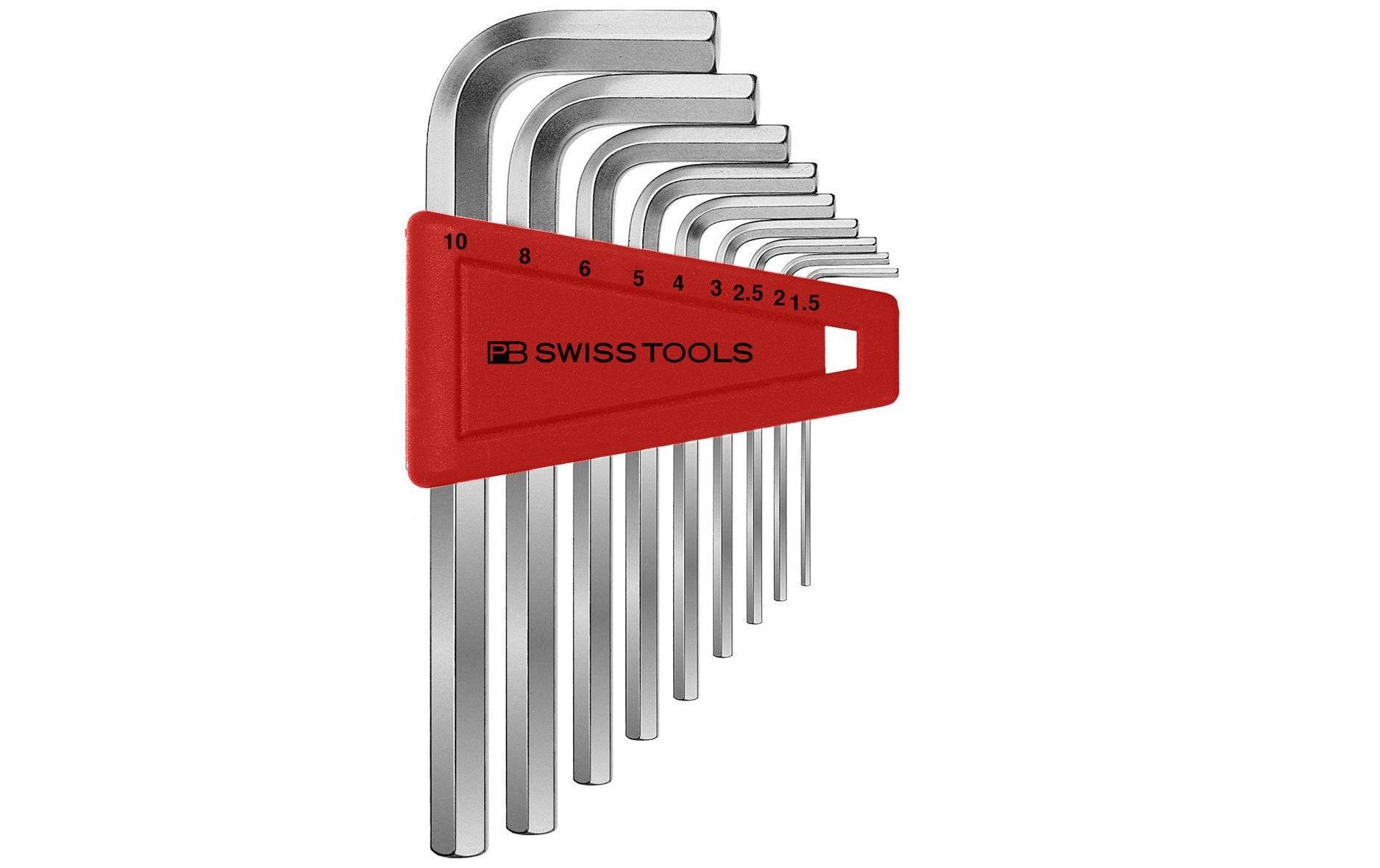 PB Swiss Tools Winkelschlüssel-Set 1.5-10 mm Innensechskant