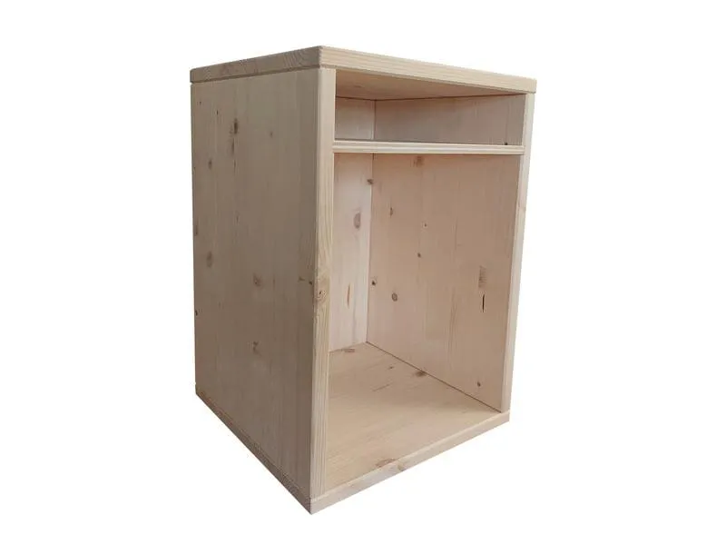 Holz Zollhaus Hocker Sitz- und Aufbewahrungshocker Nature Holz Zollhaus Hocker Sitz- und Aufbewahrungshocker Nature