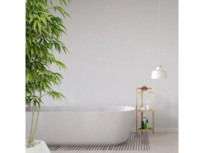 relaxdays Badezimmerregal mit 3 Ablagen 90 x 36.5 x 26 cm, Nature relaxdays Badezimmerregal mit 3 Ablagen 90 x 36.5 x 26 cm, Nature