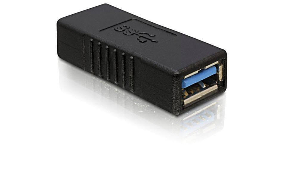 Delock USB 3.0 Adapter USB-A Buchse - USB-A Buchse Delock USB 3.0 Adapter USB-A Buchse - USB-A Buchse