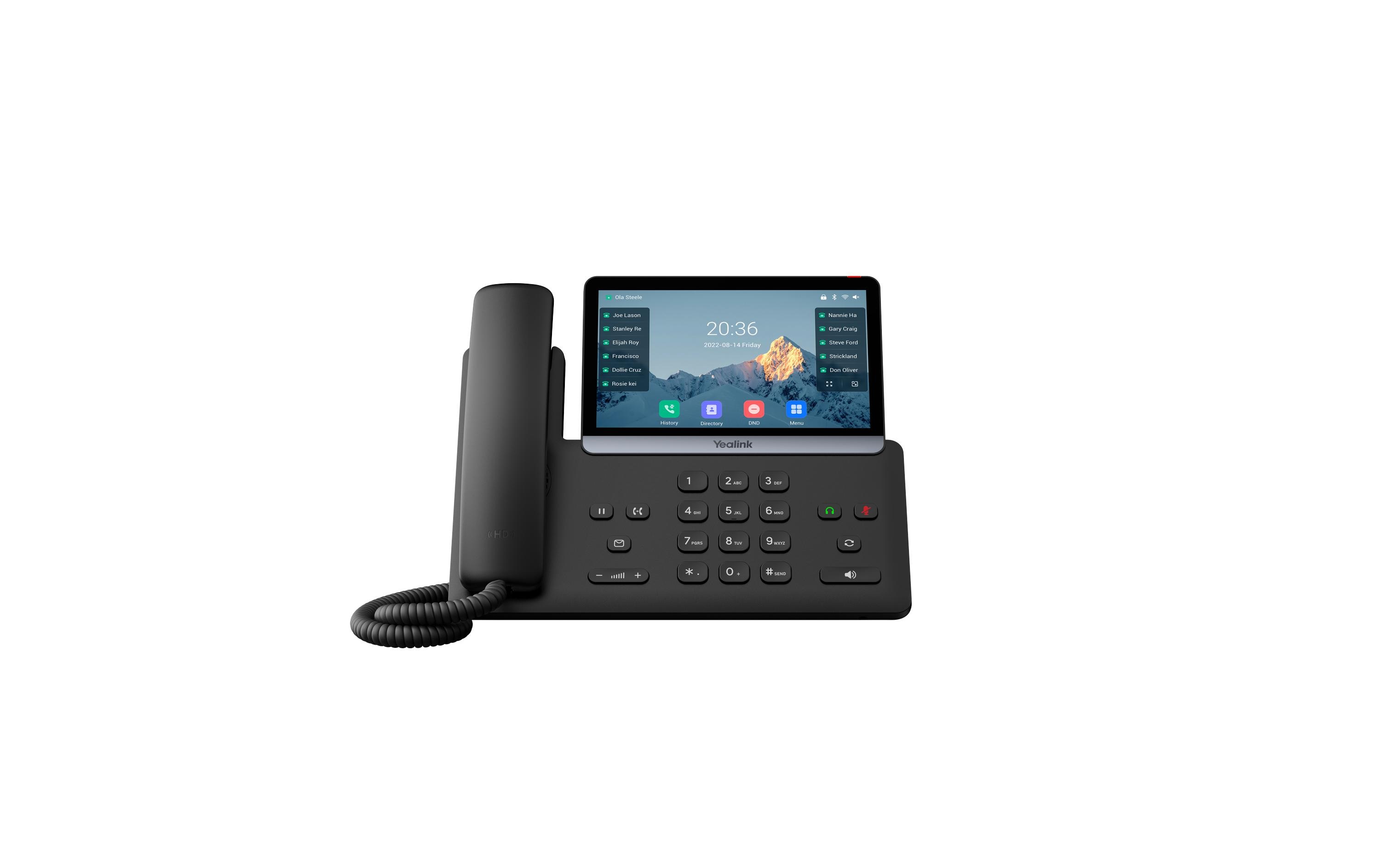 Yealink Tischtelefon SIP-T77U Schwarz