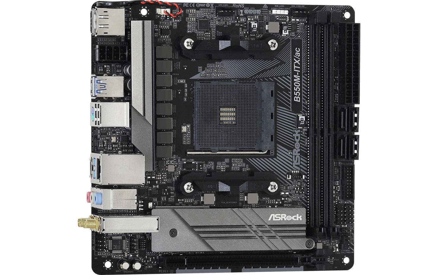 ASRock Mainboard B550M-ITX/ac