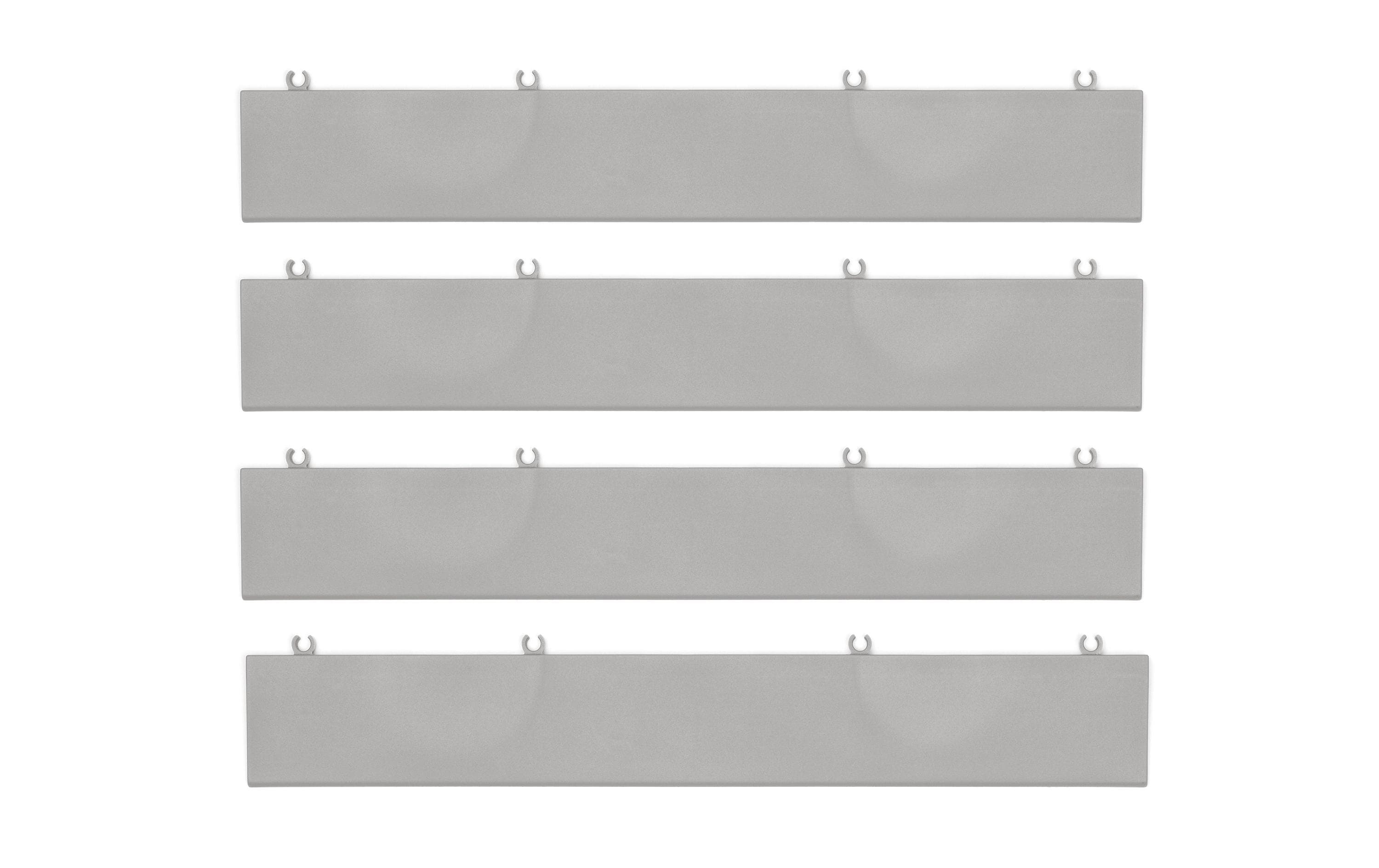 Bergo Bodenfliesen Abschlussrampe zu Unique Grau, 4 Stück