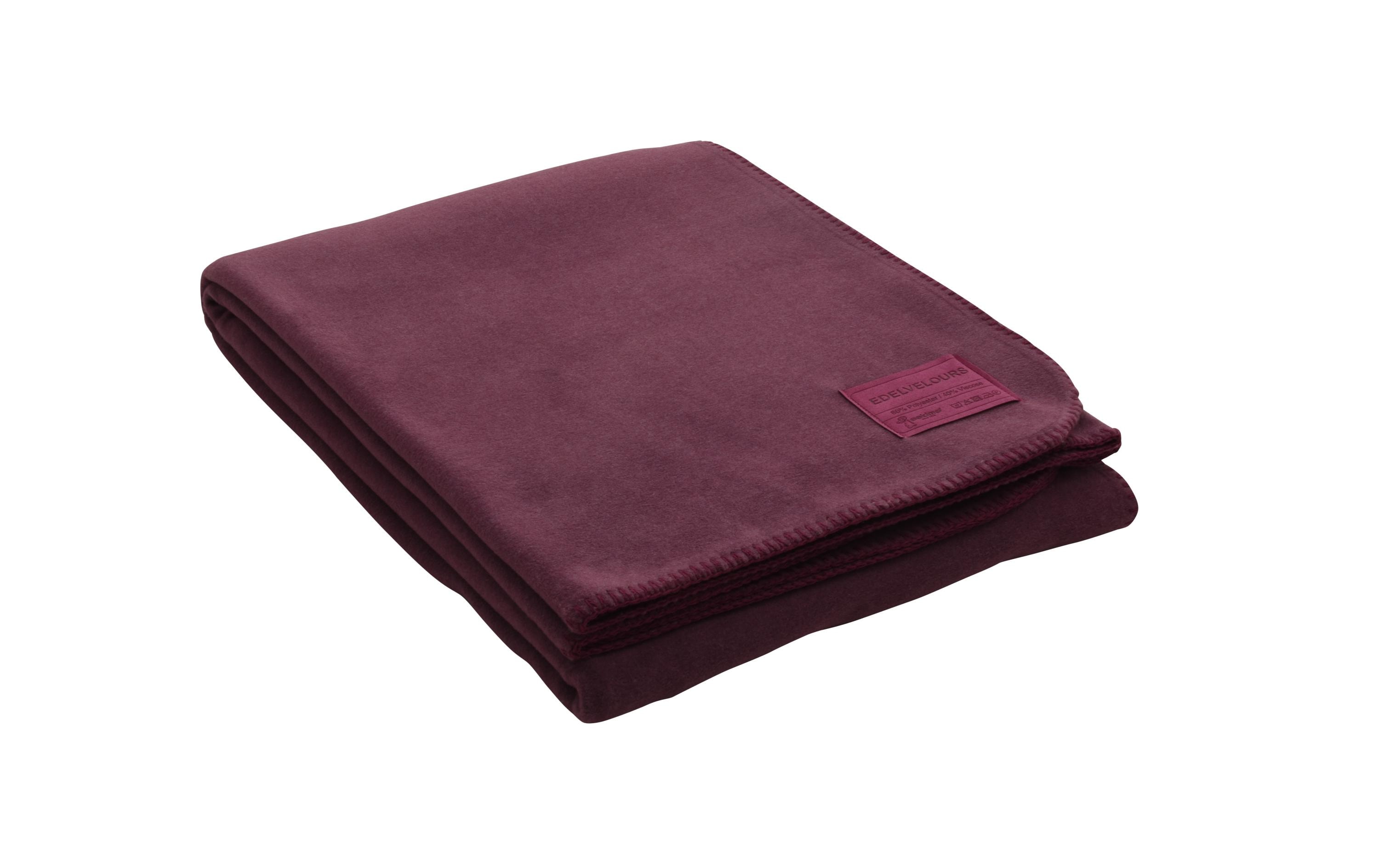 Eskimo Decke Edelvelours Hagebutte Rot,150 x 200 cm