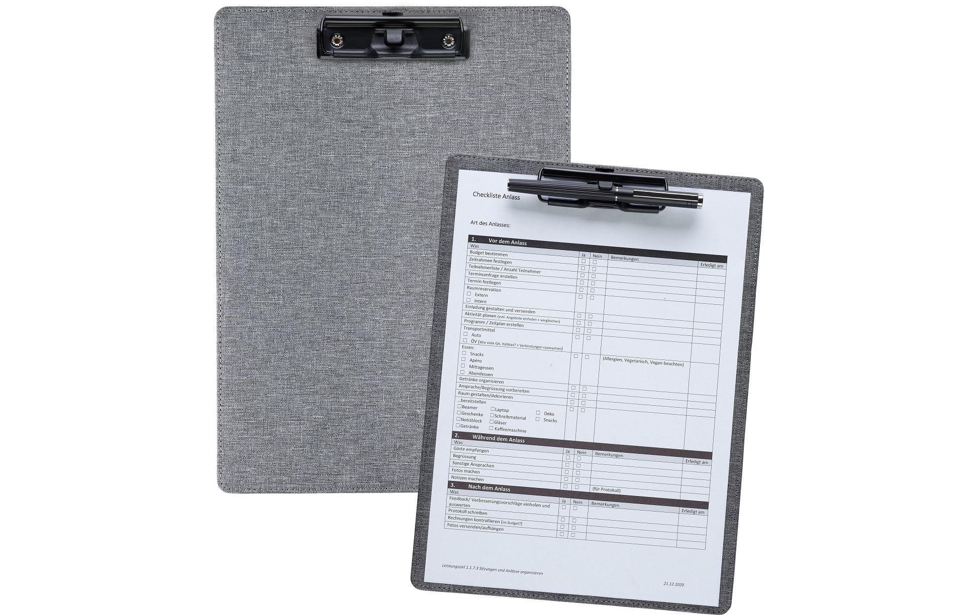 Kolma Klemmbrett RPET A4 Grau