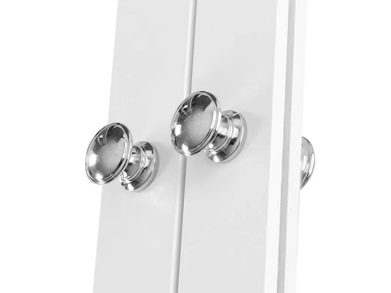 VASAGLE Spiegelkabinett, 56 x 13 x 58 cm, Weiss