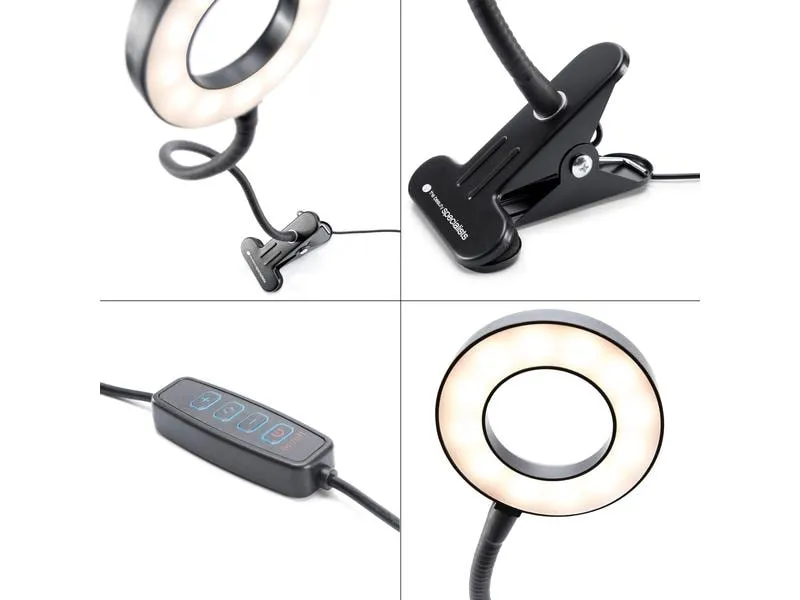 Rio LED Ring Light Beauty Station Schwarz