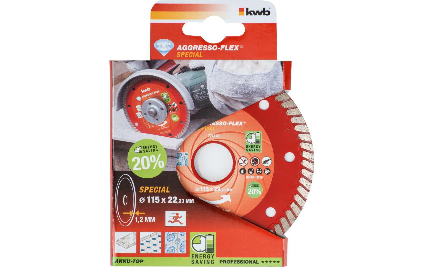 kwb Trennscheibe Akku-Top Diamant 115 mm